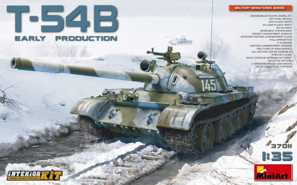 MIA37011 - MiniArt - 1/35 T-54B Early Prod. w Interior