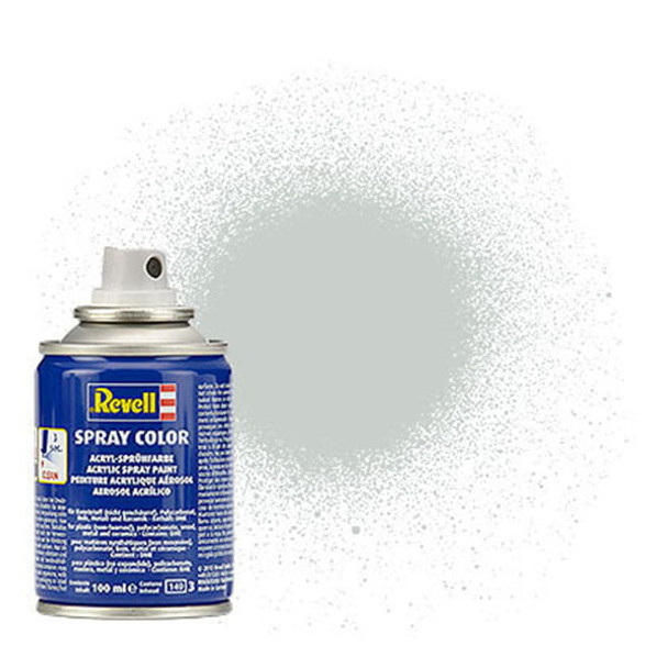 RAG34371 - Revell 18ml Acrylic Paint - Spray Color: Light Grey Silk Matt