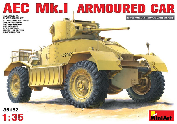 MIA35152 - MiniArt - 1/35 AEC Mk.I Armoured Car