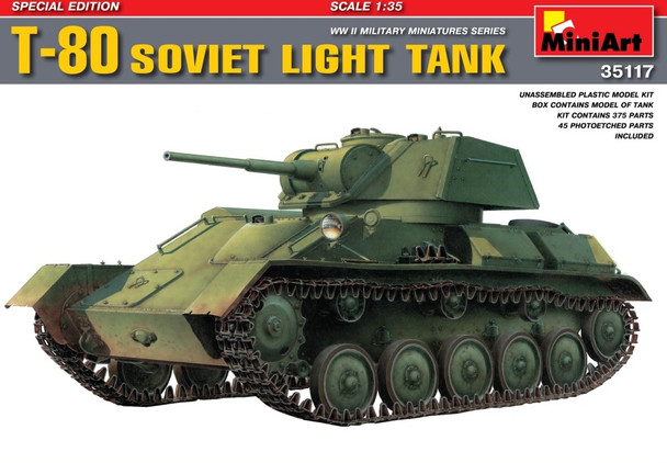 MIA35117 - MiniArt - 1/35 T-80 Light Tank