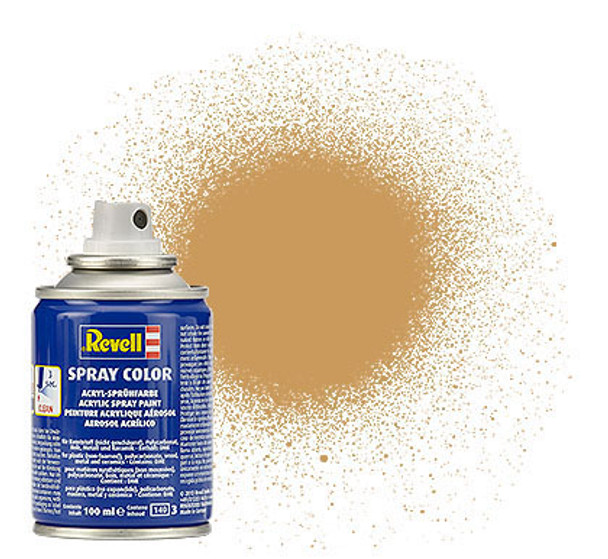 RAG34188 - Revell 18ml Acrylic Paint - Spray Color: Ochre Brown Matt