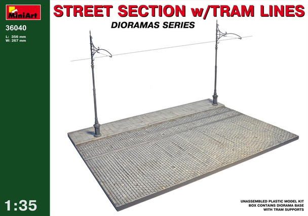 MIA36040 - MiniArt - 1/35 Street Section w/Tram Lines