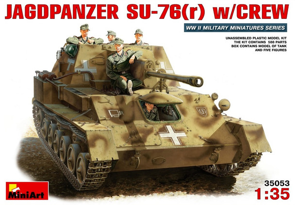 MIA35053 - MiniArt - 1/35 Jagdpanzer Su-76(r) w/crew