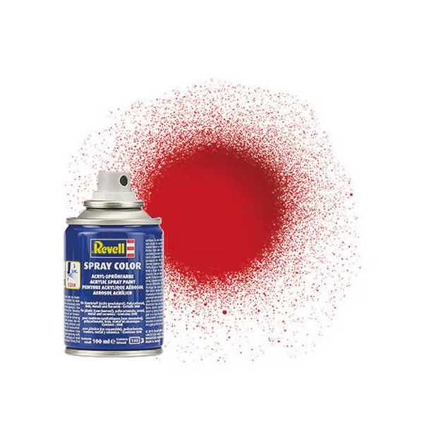 RAG34131 - Revell 18ml Acrylic Paint - Spray Color: Fiery Red Gloss