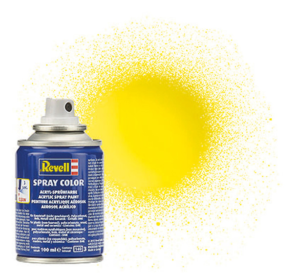 RAG34112 - Revell 18ml Acrylic Paint - Spray Color: Yellow Gloss