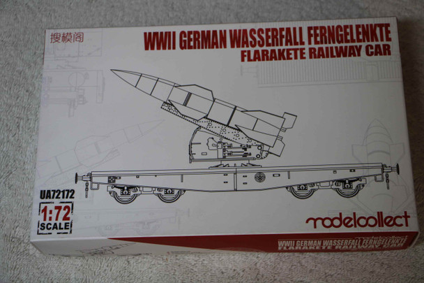 MCLUA72172 - Model Collect - 1/72 Wasserfall Flarakete Railway Car