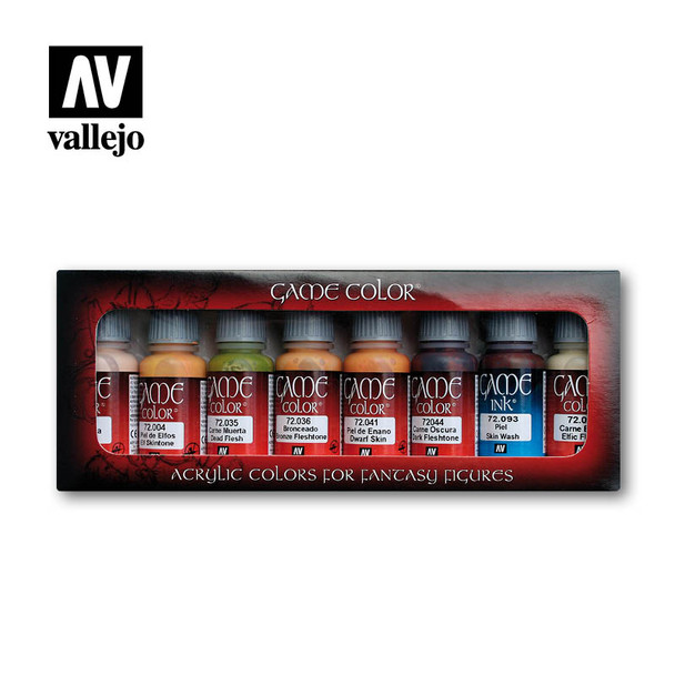 VLJ72295 - Vallejo 17ml - Game Color Skin Tones (8x17ml)