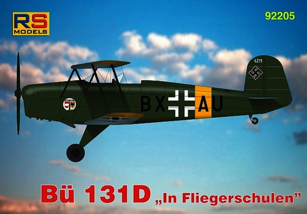 RSM92205 - RS Models - 1/72 Bucher Bu 131D fliegschulen