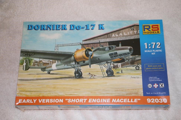 RSM92030 - RS Models - 1/72 Dornier Do-17K Early Short Nacelle