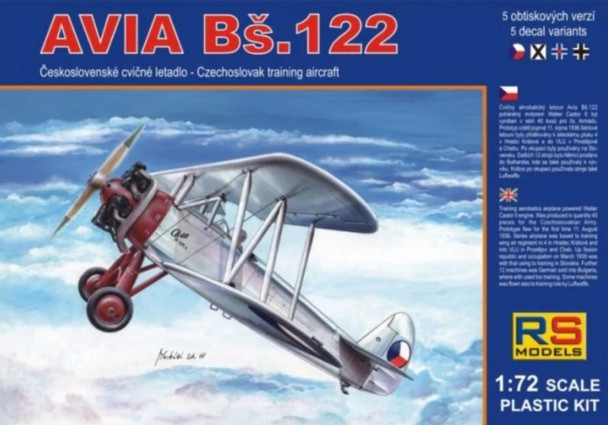 RSM92069 - RS Models - 1/72 Avia Bs.122