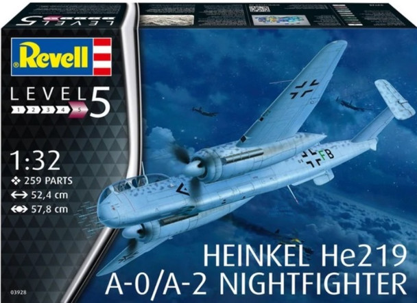 RAG03928 - Revell - 1/32 Heinkel He 219A-0/2 (Discontinued)