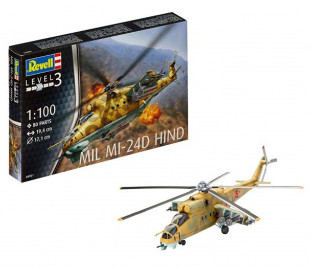 RAG04951 - Revell - 1/100 Mi-24D Hind (Discontinued)