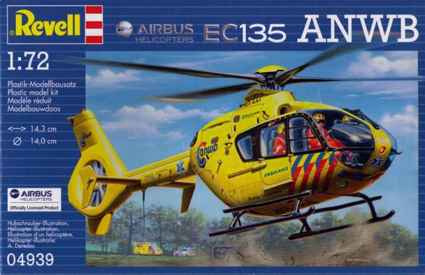 RAG04939 - Revell - 1/72 EC135 ANWB Air Ambulance (Discontinued)