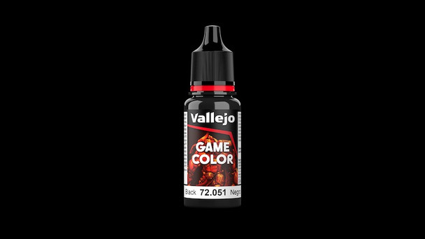 VLJ72051 - Vallejo Game Color Black - 18ml - Acrylic