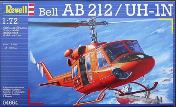 RAG04654 - Revell - 1/72 Bell AB212/UH-1N (Discontinued)