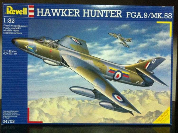 RAG04703 - Revell - 1/32 Hawker Hunter FGA.9/Mk.58 (Discontinued)