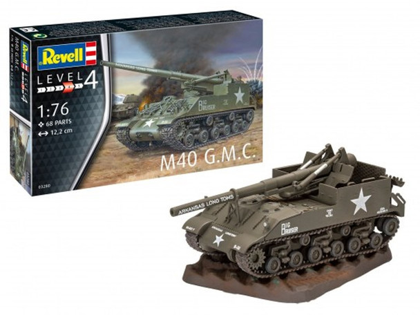 RAG03280 - Revell - 1/76 M40 GMC (Discontinued)