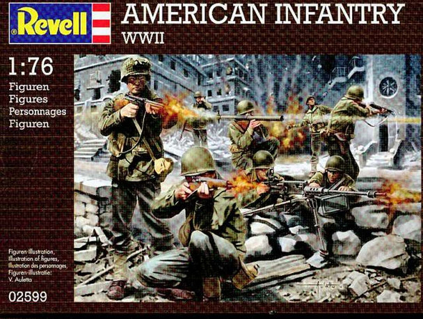 RAG02599 - Revell - 1/76 WWII American Infantry (Discontinued)