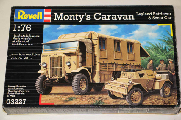 RAG03227 - Revell - 1/76 Monty's Caravan & Scout Car (Discontinued)