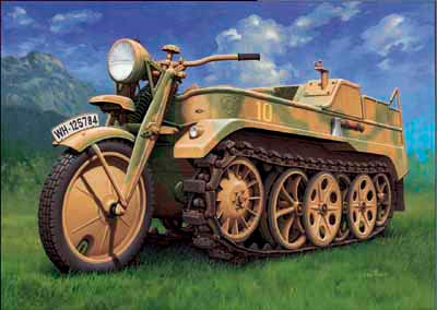 RAG03072 - Revell - 1/9 NSU Kettenkrad sd.Kfz.2 (Discontinued)