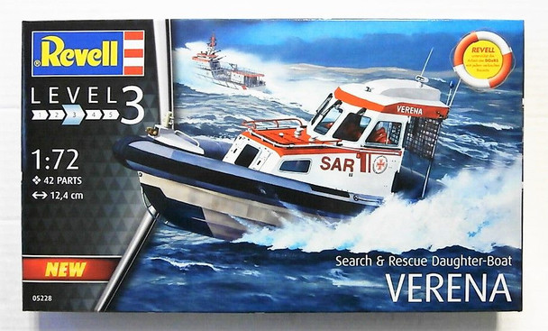 RAG05228 - Revell 1/72 'Verena' SAR Daughter Boat (Discontinued)