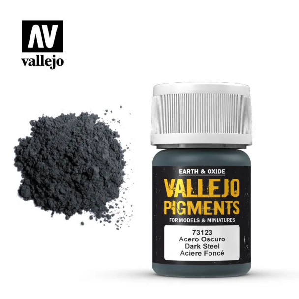 Vallejo Pigment Dark Steel - 35ml