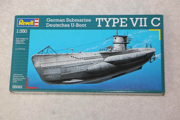 RAG05093 - Revell - 1/350 German Submarine Deutsches U-Boat Type VIIC (Discontinued)