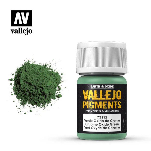 Vallejo Pigment Chrome Ox. Green - 35ml