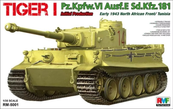 RYE5001 - Rye Field Model - 1/35 Tiger I Initial Production (Early 1943; N. Africa; Tunisia)