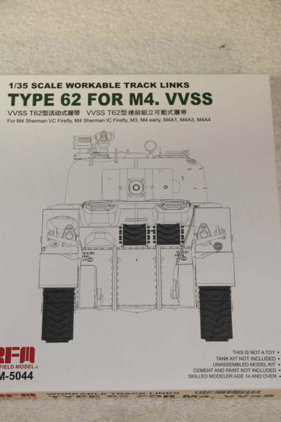 RYE5044 - Rye Field Model - 1/35 Tracks: Type 62 Sherman