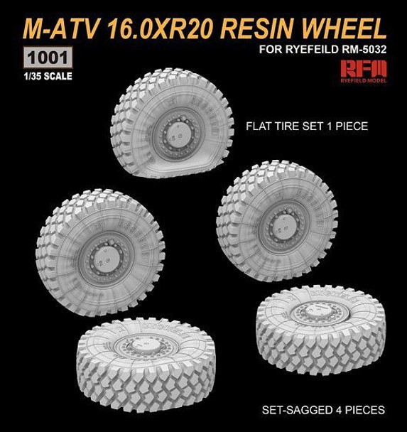 RYE1001 - Rye Field Model - 1/35 M-ATV Wheels