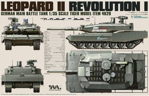 TIG4629 - Tiger Model - 1/35 Leopard II Revolution I
