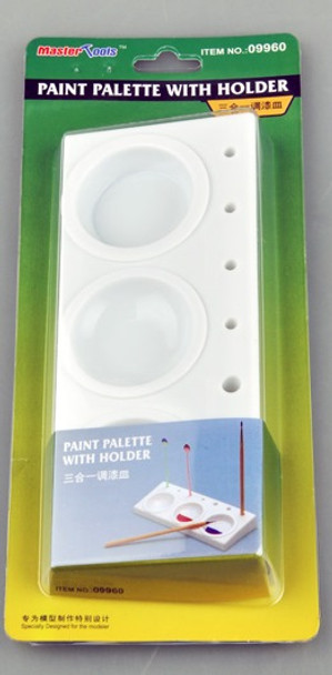 MTL09960 - Master Tools Paint Palette w/Brush Holder