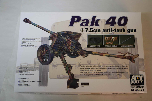 AFVAF35071 - AFV Club - 1/35 Pak 40 75mm Anti Tank Gun