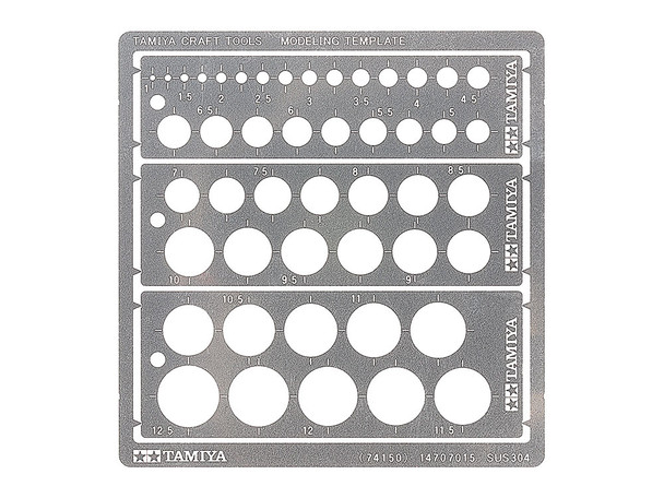 TAM74150 - Tamiya - Modeling Template: Circles