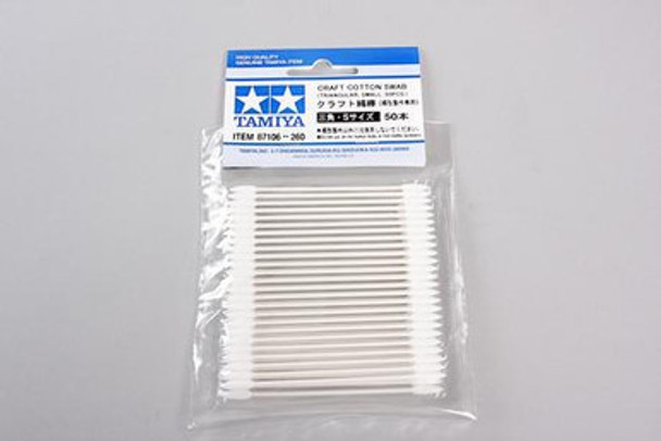 TAM87106 - Tamiya - Craft Cotton Swab Triangular - Small