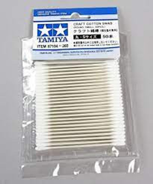 TAM87104 - Tamiya - Craft Cotton Swab Round - Small