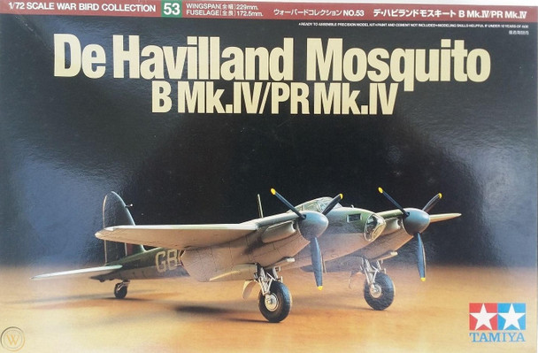 TAM60753 - Tamiya 1/72 De Havilland Mosquito B Mk.IV/PR Mk.IV