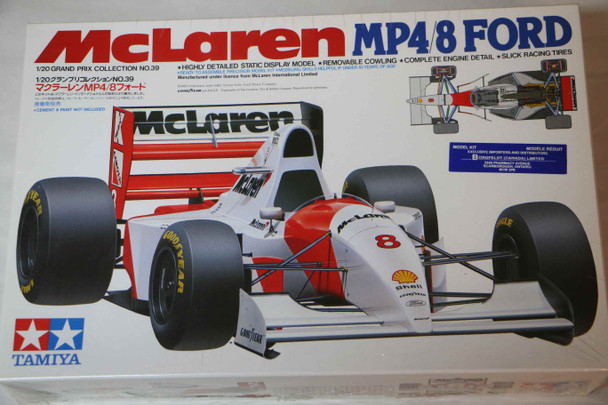 TAM20039 - Tamiya - 1/20 <claren MP4/8 FORD (Discontinued)