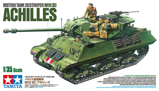 TAM35366 - Tamiya 1/35 British Tank Destroyer M10 IIC Achilles (17pdr)