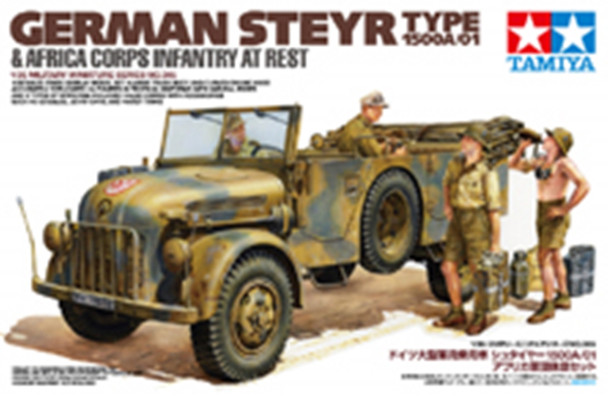 TAM35305 - Tamiya - 1/35 Steyr Type1500A w/Afrika Corps Inf (Discontinued)