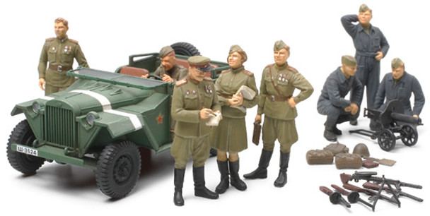 TAM89767 - Tamiya - 1/48 GAZ-67B w/Russian Officers (Discontinued)