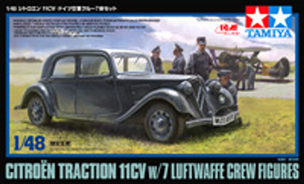 TAM89731 - Tamiya - 1/48 Citroen 11CV w/Luftwaffe Crew figs. (Discontinued)