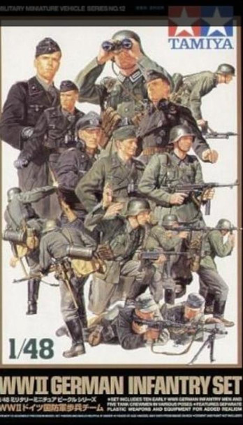 TAM32512 - Tamiya - 1/48 WWII German Infantry Set