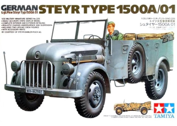 TAM35225 - Tamiya - 1/35 German Steyr type 1500A/01 (Discontinued)