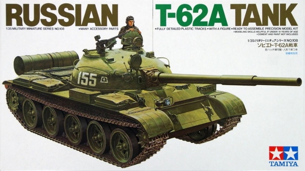 TAM35108 - Tamiya 1/35 Russian T-62A Tank