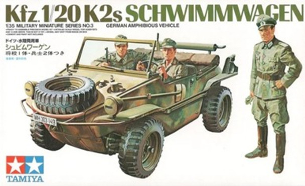 TAM35003 - Tamiya - 1/35 Kfz.1/20K2s Schwimmwagen (Discontinued)