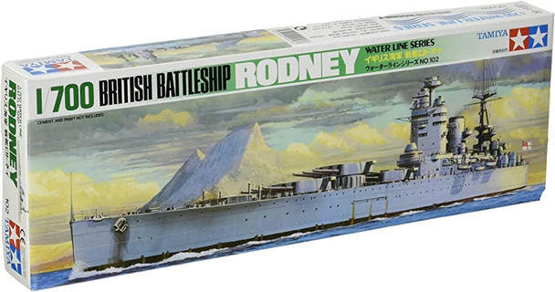 TAM77502 - Tamiya - 1/700 HMS Rodney - British Battleship