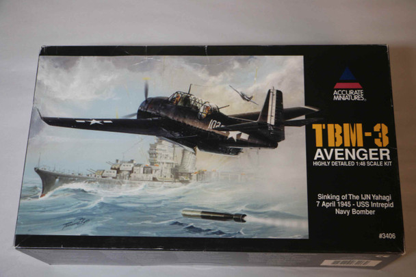 ACC3406 - Accurate Minatures - 1/48 TBM-3 Avenger Sinking IJN Yahagi