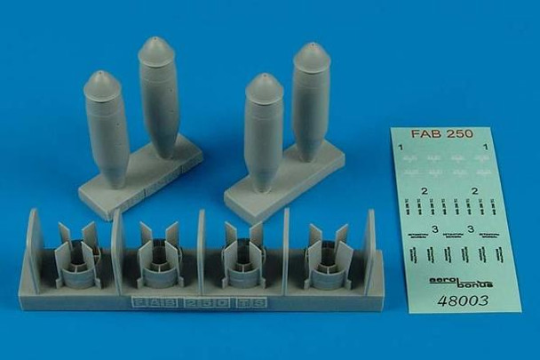 ABN480003 - Aero Bonus - 1/48 FAB-250 TS Soviet Bombs